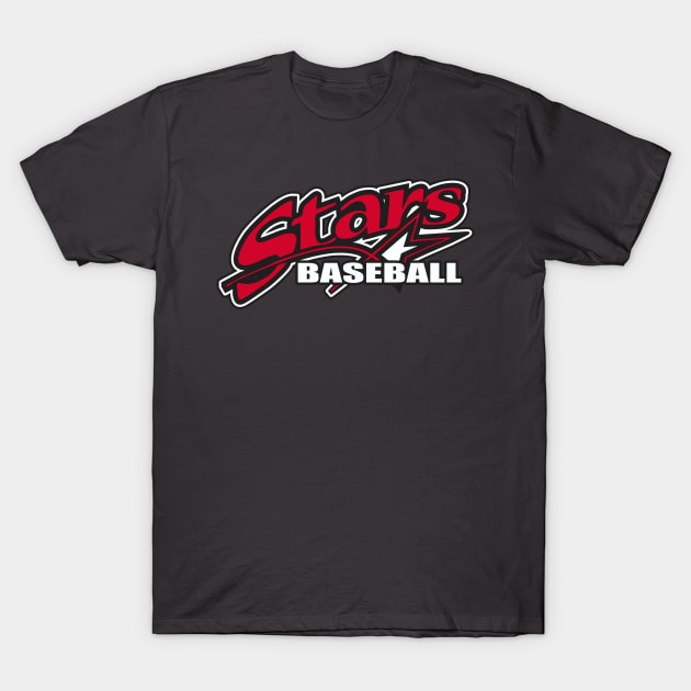 Stars Baseball T-Shirt by DavesTees